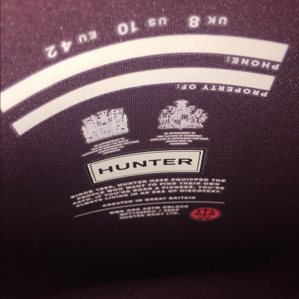 HUNTER 3 tone Tall Rain Boots - Picture 6 of 6